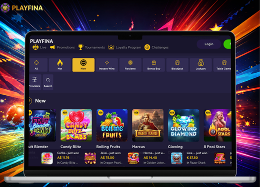 Playfina First Deposit Welcome Package